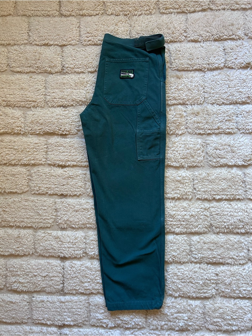 BRAIN DEAD Men's Teal Carpenter Pants